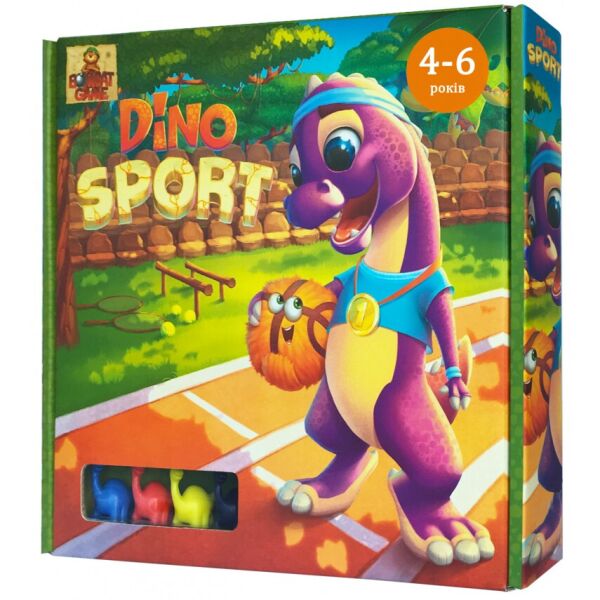 

Игра настольна "DINO SPORT", в кор. 30*28*4см, ТМ Bombat Game, Украина