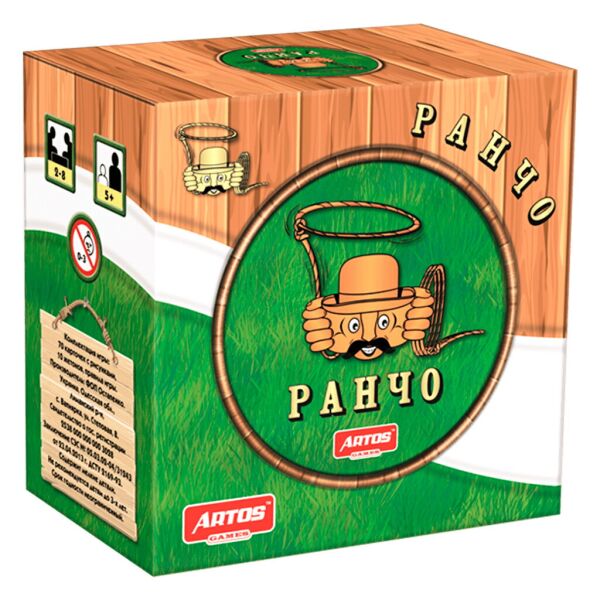 

Игра наст. развив. "Ранчо", в гофрокор. 15*15*9см, ARTOS Games, Украина