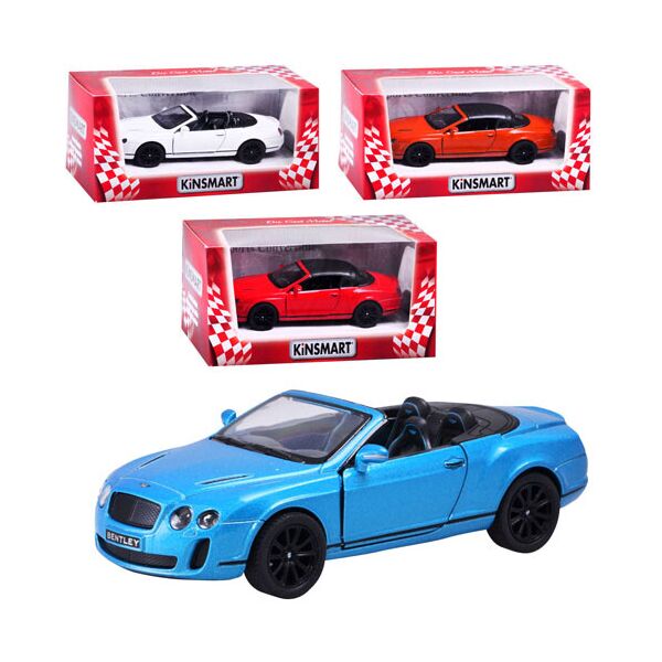 

Машина метал. "Kinsmart" "Bentley Continenta" 12см, в кор. 16*8*7,5см (96шт/4)