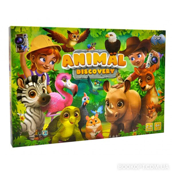 

Настольная развлекательная "Animal Discovery" укр (10шт)