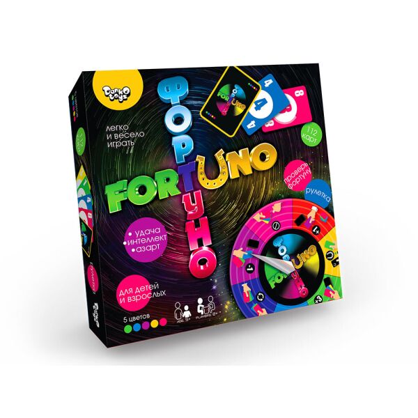 

Настольная игра "ФортУно", большая, русская, в кор. 25*25*4см (10шт)