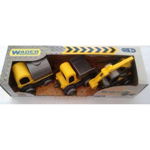 

Строитель "Kid cars" 3шт, в кор. 30*10*8см, ТМ Wader (20шт)