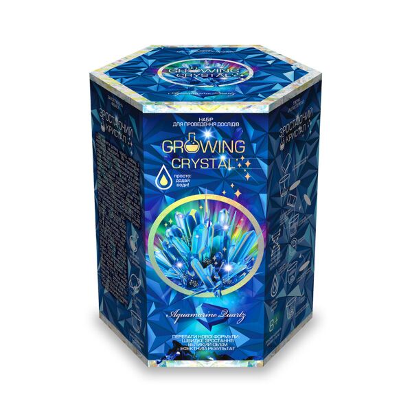 

Набор для проведения опытов "Growing Crystal 5", укр., в кор. 14*12*10см (8шт)