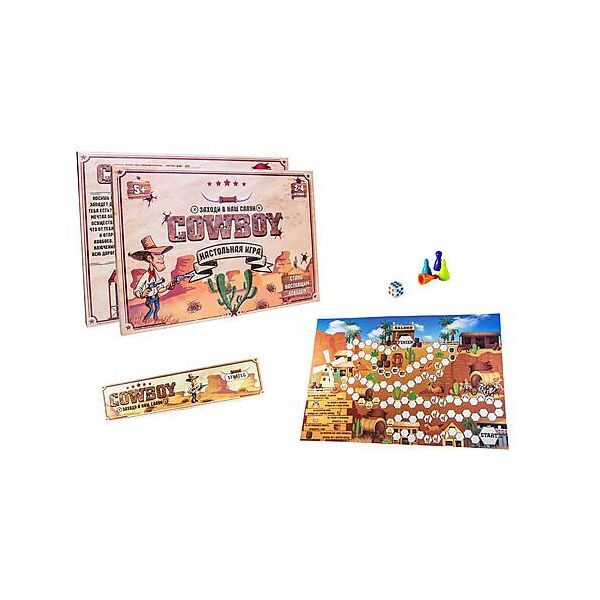 

Игра настольная "Cowboy", в кор. 37*25,5*2см, ТМ Стратег, Украина (20шт)
