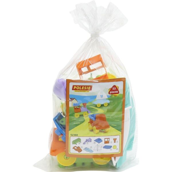 

Конструктор "Юный путешественник", 23 элемента, в пак. 16*6*22см, ТМ Полесье (14шт)