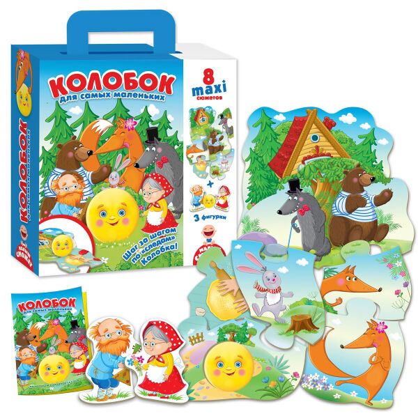 

Путешествие по сказке "Колобок", (рус.) в кор. 25*22*6см, Украина, ТМ Влади Тойс