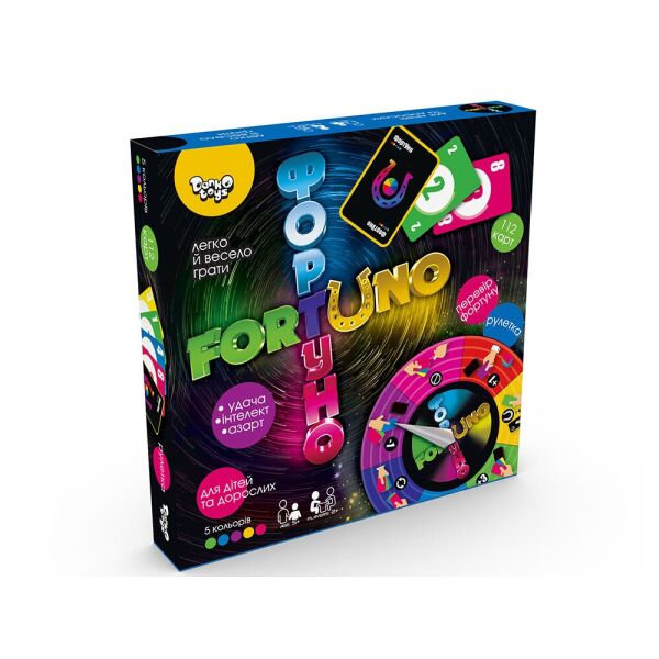 

Настольная игра "ФортУно", большая, украинская, в кор. 25*25*4см (10шт)