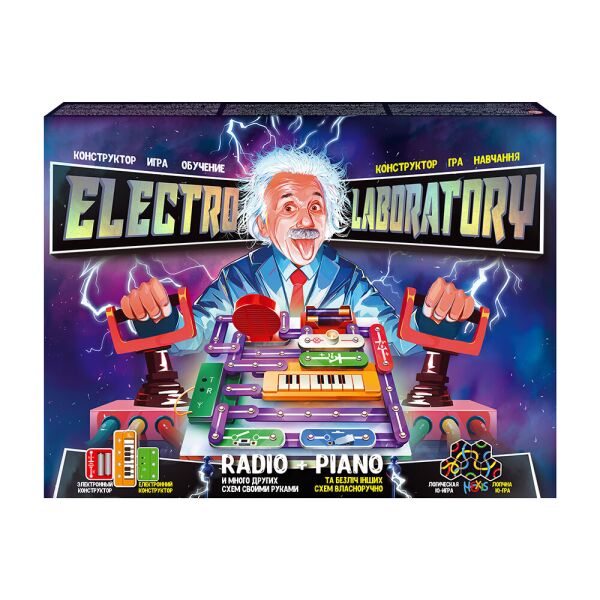

Электронный конструктор "Electro Laboratory. Radio+Piano" (5шт)