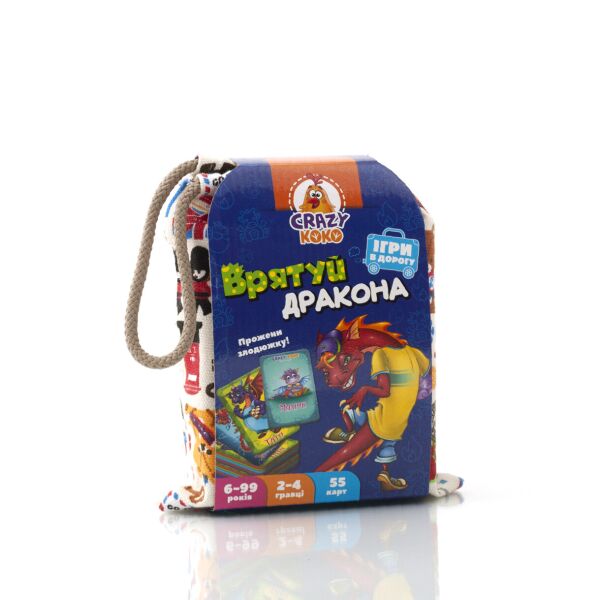 

Игра в мешочке "Врятуй дракона", украинский, 12*6*18см, Украина, ТМ Влади Тойс