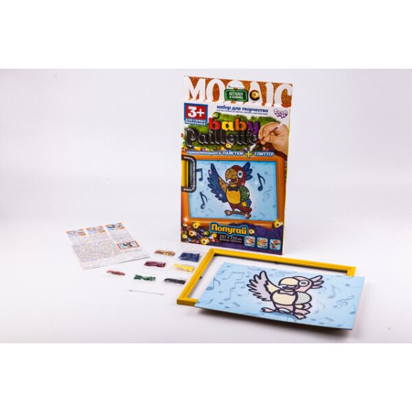 

Мозаика из пайеток "Baby paiellete", в кор. 33*23см (18шт)