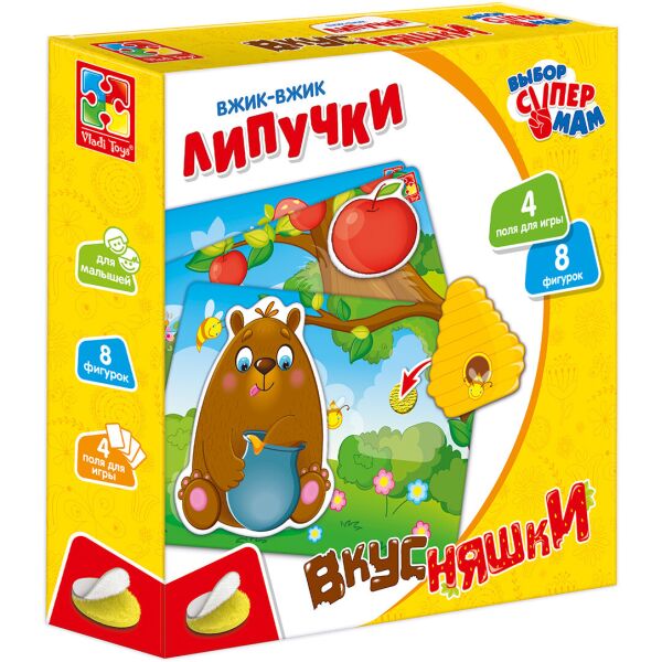 

Вжик-вжик Липучки "Вкусняшки", в кор. 19*19*5см, Украина, ТМ Влади Тойс (14)