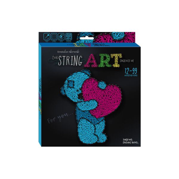 

Набор креативного творчества "STRING ART" укр., в кор. 23*23*2см (12шт)