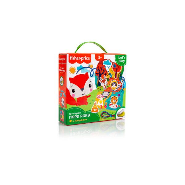 

Игра-шнуровка "Fisher Price. Пори року" (укр), в кор. 18*18*5см, Украина, ТМ Влади Тойс (14)