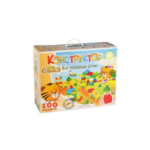 

Конструктор ЛЮКС 100 дет., в кор. 42*32*16см, ТМ Wader (9шт)