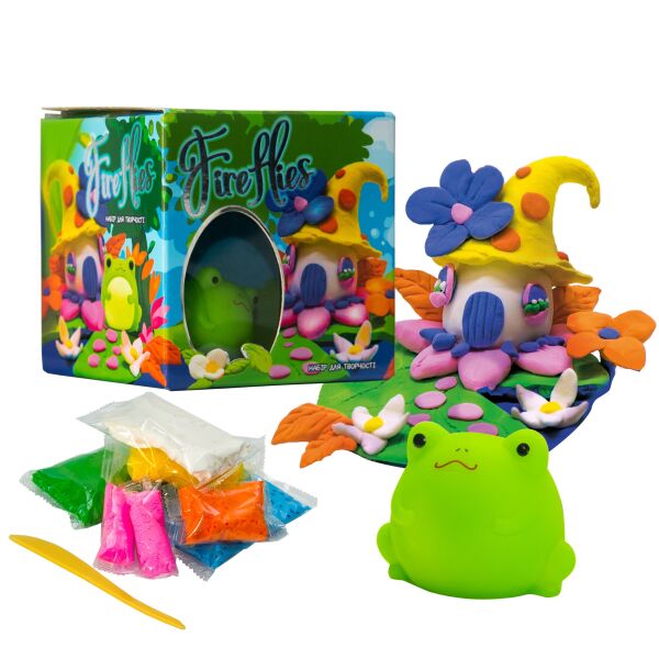 

Набор для творчества "Fireflies - жабеня" (укр), в кор. 11,5*11,3*11,5см, ТМ Стратег, Украина (20шт)