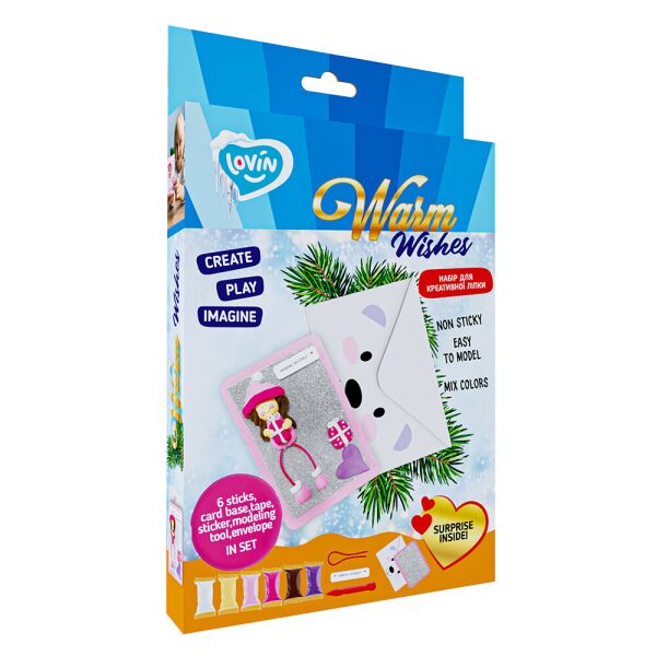 

Набор для творчества Lovin Warm Wishes Девочка с подарками, в кор. 24*15*3см