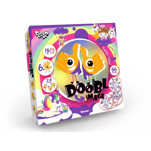 

Игра настольная, большая "Doobl Image", развлекательная, русская, в кор.19*4*19см (8шт)