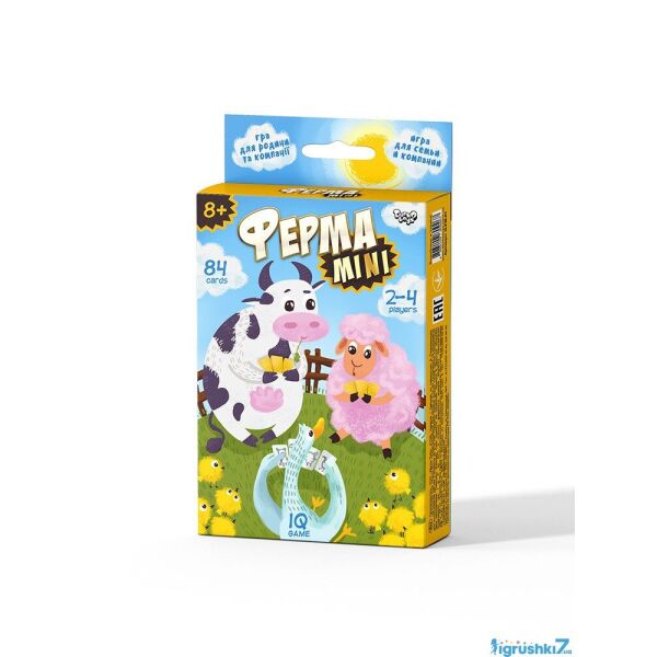 

Игра настольная, развлекательная "Ферма Mini" (32шт)