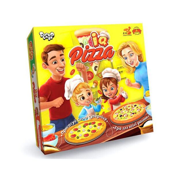 

Игра настольная развлекательная "IQ Pizza", украинский, в кор. 25*25*4см (10шт)