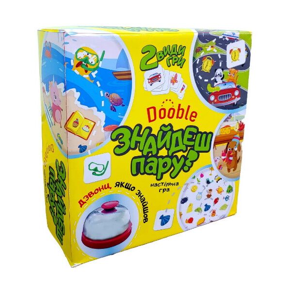 

Игра настольная "Знайдеш пару", в кор. 20*19,6*6,6см