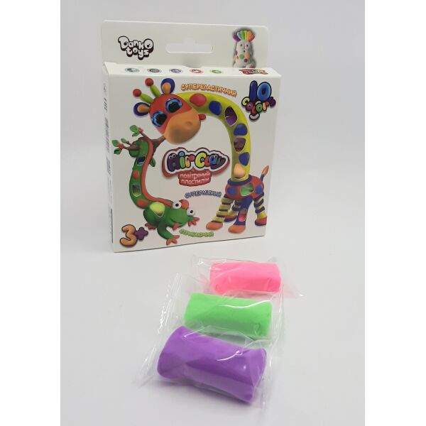 

Набор для творчества Air Clay, 10 цветов, русский, в кор.12.5*2*13см (20шт)