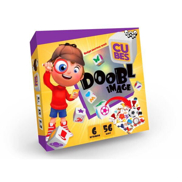 

Игра настольная развлекательная "Doobl Image Cubes", русская (10шт)