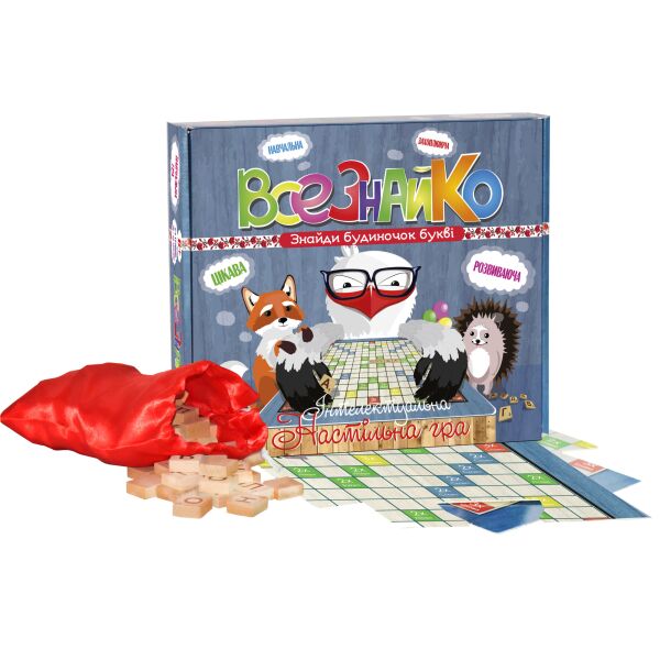 

Игра настольная "Всезнайко" укр., в кор. 33*28,5*5,5см, ТМ Стратег, Украина (5шт)