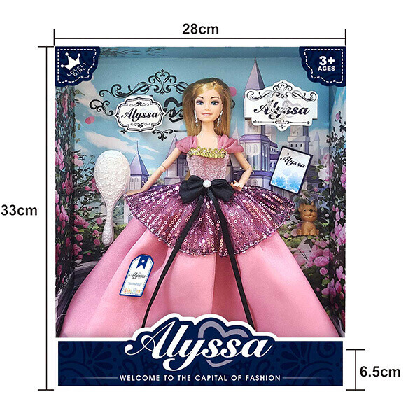

Кукла "Alyssa" Welcome to the capital of fashion, в кор. 33*28см (36шт)