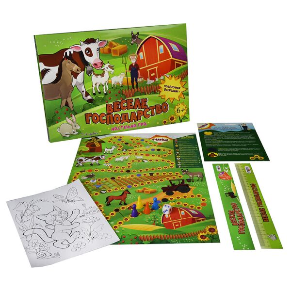 

Игра "Веселе господарство" (укр), в кор. 37*25,5*2см, ТМ Стратег, Украина (20шт)