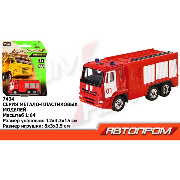 

Машина метал. "АВТОПРОМ" 1:64, планшет 12*15см (192шт/2)