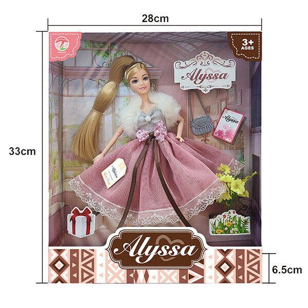 

Кукла "Alyssa" Summer in Italy, в кор. 33*28см (36шт)