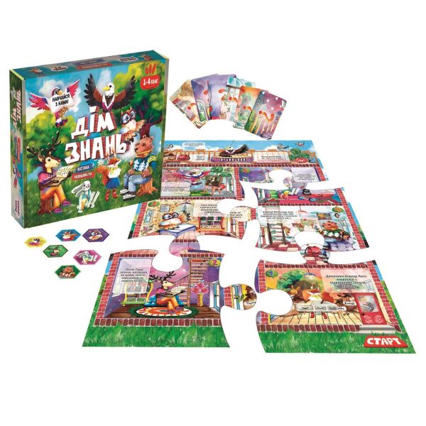 

Игра настольная "Дім знань", укр., в кор. 34*29,3*5,8см, ТМ Стратег, Украина (10шт)