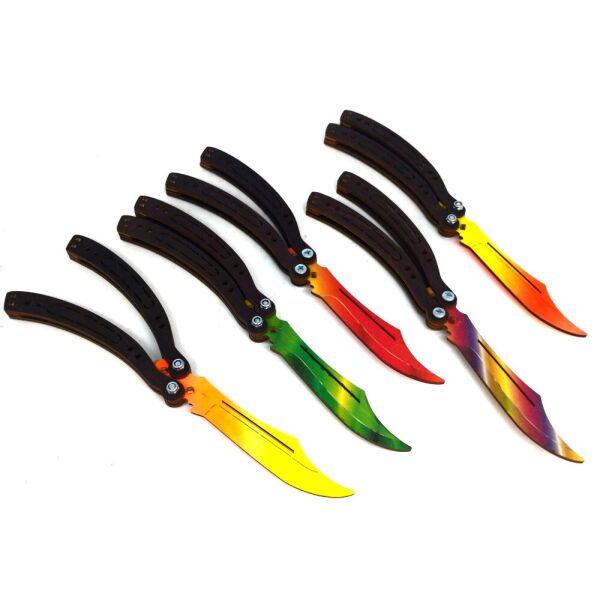 

Нож деревянный "BALISONG-ULTRA", ЦЕНА ЗА УП. 5ШТ, пак.14*18см