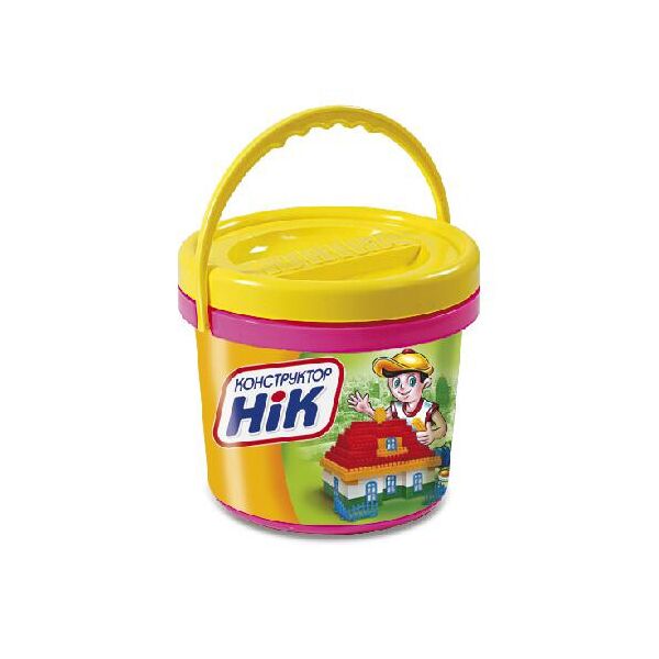 

Конструктор "НИК-1" 52 дет., ведро, 18*16см, ТМ Юника, Украина