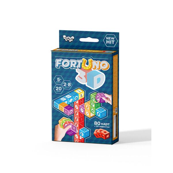 

Игра настольная развлекательная "Fortuno 3D", русская (32шт)