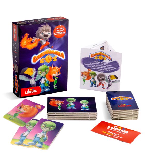 

Игра "Суперкоманда", укр., в кор. 17*12*3см, ТМ Ludum, Украина