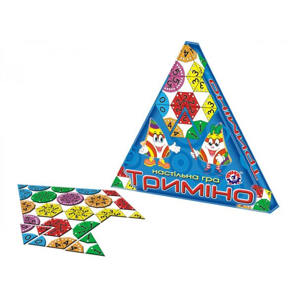 

Настольная гра "Триміно", в кор. 30*20*5см, ТМ Технок, Украина (22шт)