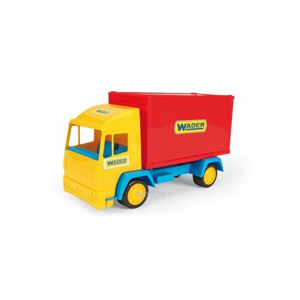 

Машина + контейнер "Middle truck", пак.23*14см, ТМ Wader (22шт)