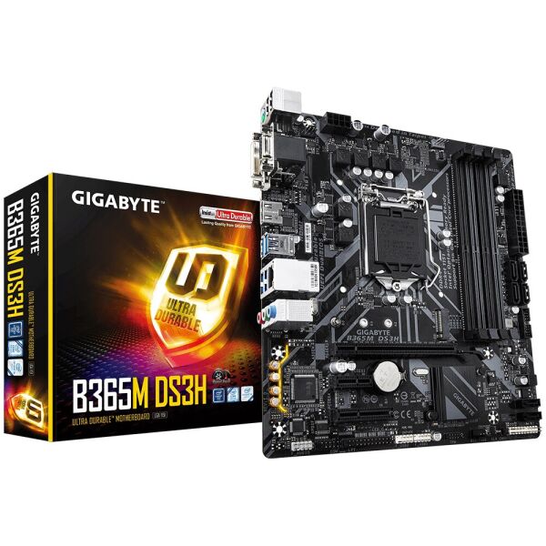 

Материнская плата Gigabyte B365M DS3H Socket 1151 - Refubrished