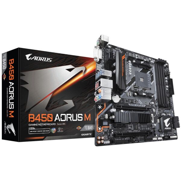 

Материнская плата Gigabyte B450 Aorus M Socket AM4 - Refubrished