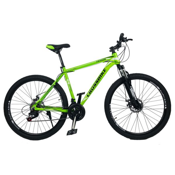 

Велосипед CrossBike 27.5" Leader 2021 Рама-19.5" neon green(27CJPr21-003528)