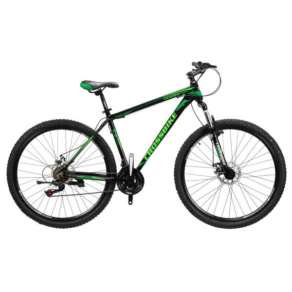 

Велосипед CrossBike 27.5" Leader 2021 Рама-19.5" black-green(27CJPr21-003527)