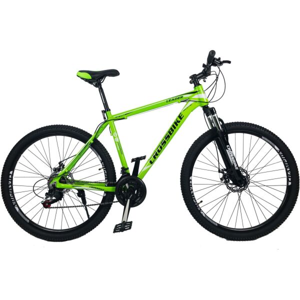 

Велосипед CrossBike 27.5" Leader 2021 Рама-17" neon green(27CJPr21-003524)