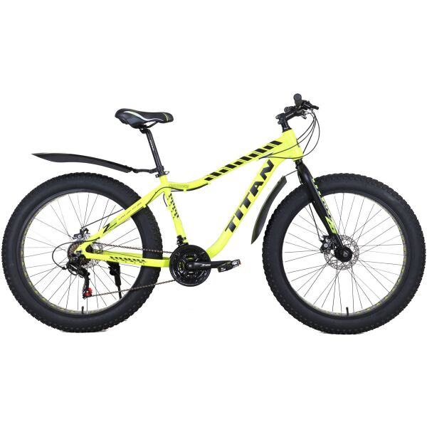 

Велосипед Titan 26" Crossover FT 2021 17" neon yellow-black(264TWFT21-003615)
