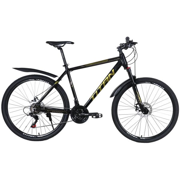 

Велосипед Titan 27,5" First 2021 Рама-20" black-yellow(27TWA21-003582)