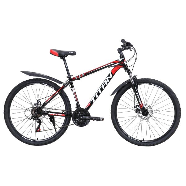 

Велосипед Titan 29" Energy 2021 Рама-20" black-red-white(29TWS21-003573)