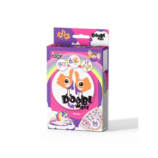 

Настольная развлекательная игра "Doobl Image" Danko Toys DBI-02 мини, рус (Unicorn)