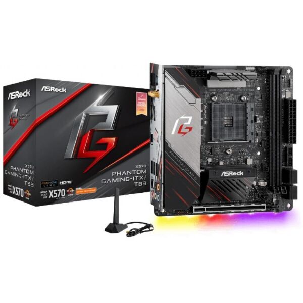

Материнская плата ASRock X570 Phantom Gaming-ITX/TB3