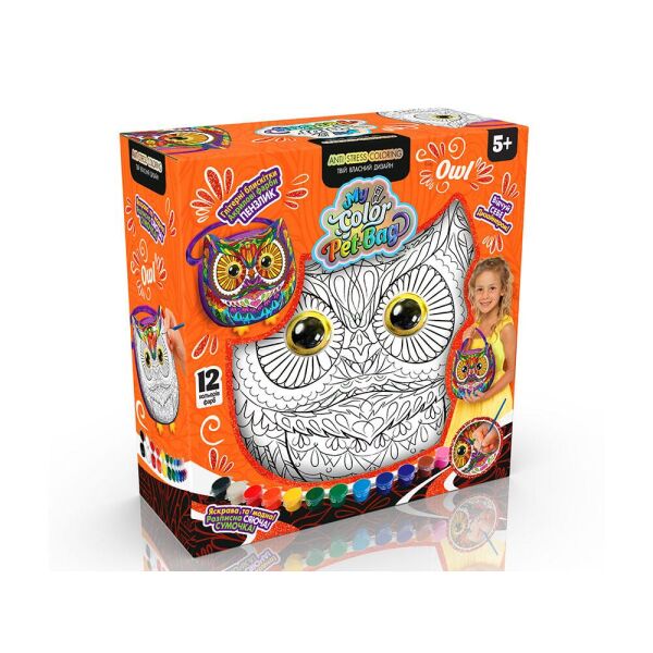 

Набор для творчества My Color Pet-Bag сумочка укр. в кор. 24*10*25см (6шт)