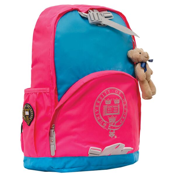 

Рюкзак подростковый YES Х225 "Oxford" голубо-розовый 33*17*47см код: 552856
